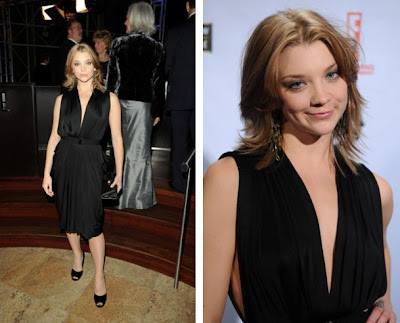 Natalie Dormer. She's trying to do the Olsen duck lips.